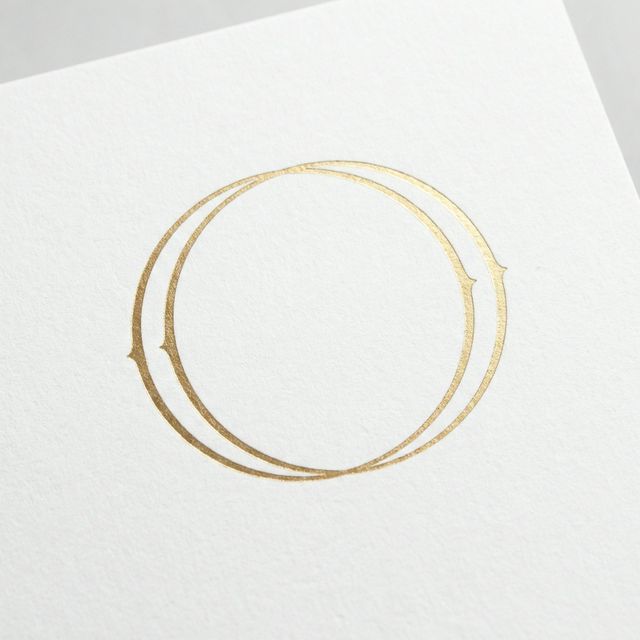 Luxury gold ring fashion lovart logo generated by Lovart AI